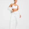Lifestyle oversized Joggingbroek met rechte pijpen