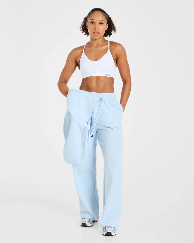 Lifestyle oversized Joggingbroek met rechte pijpen
