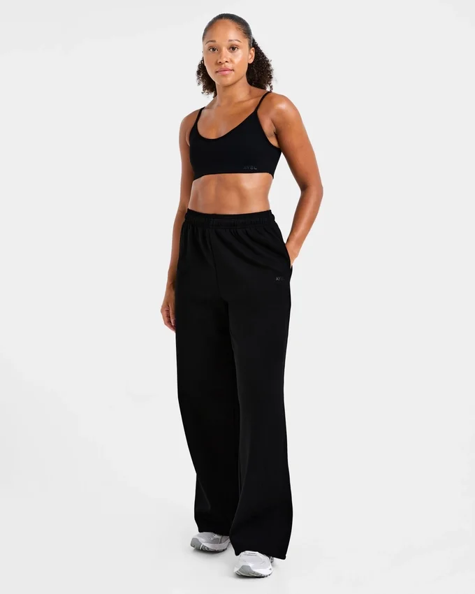 Lifestyle oversized Joggingbroek met rechte pijpen