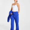 Lifestyle oversized Joggingbroek met rechte pijpen