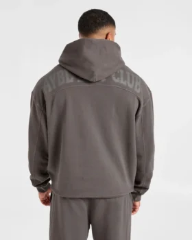 Lift Club Hoodie met distressed-look