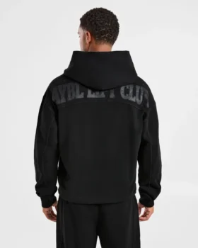Lift Club Hoodie met distressed-look