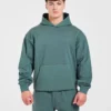 Lift Club Hoodie met distressed-look