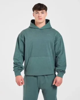 Lift Club Hoodie met distressed-look
