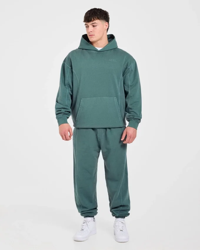 Lift Club Hoodie met distressed-look