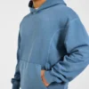 Lift Club Hoodie met distressed-look