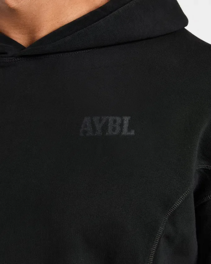 Lift Club Hoodie met distressed-look