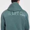 Lift Club Hoodie met distressed-look