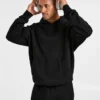 Lift Club Hoodie met distressed-look