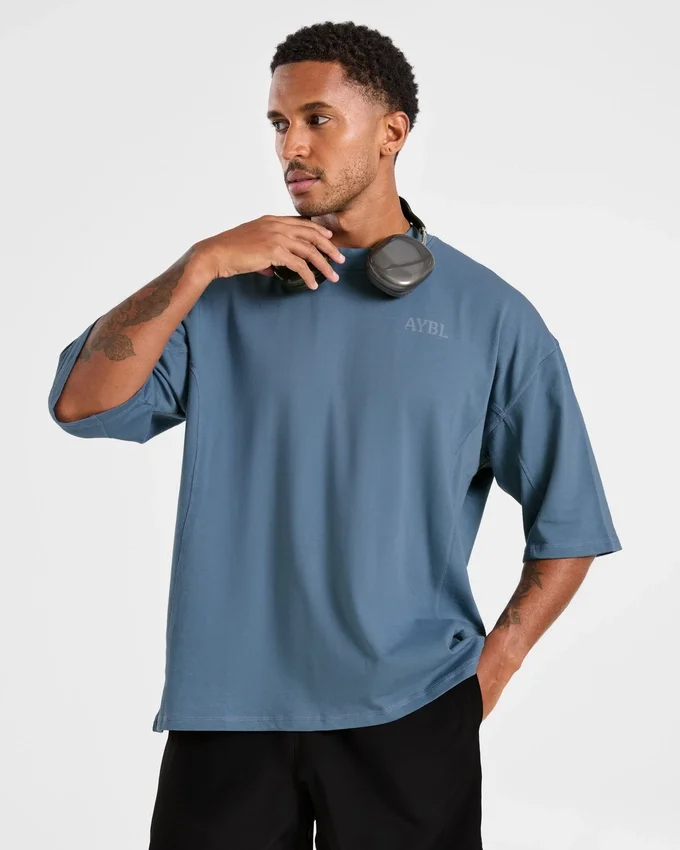 Lift Club versleten oversized T-shirt