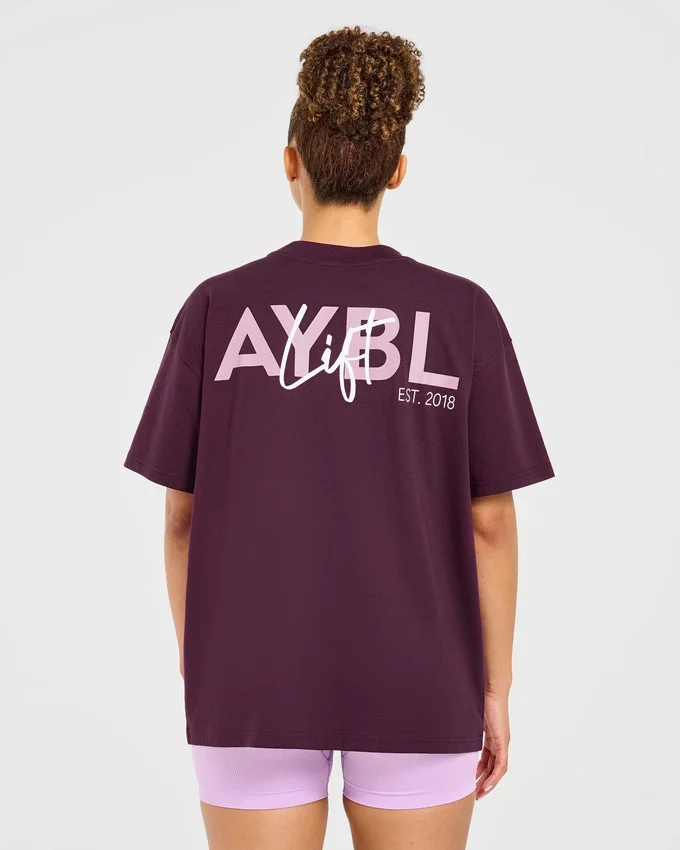 Lift Graphic oversized T-shirt
