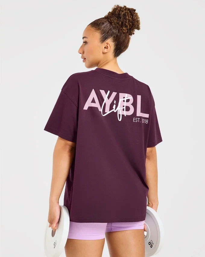 Lift Graphic oversized T-shirt