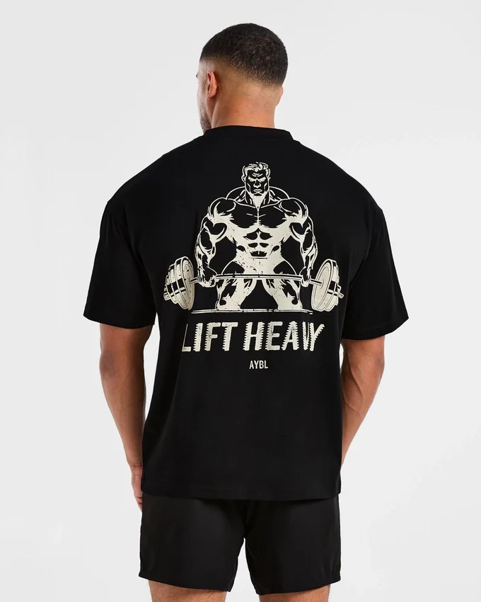 Lift Heavy oversized T-shirt