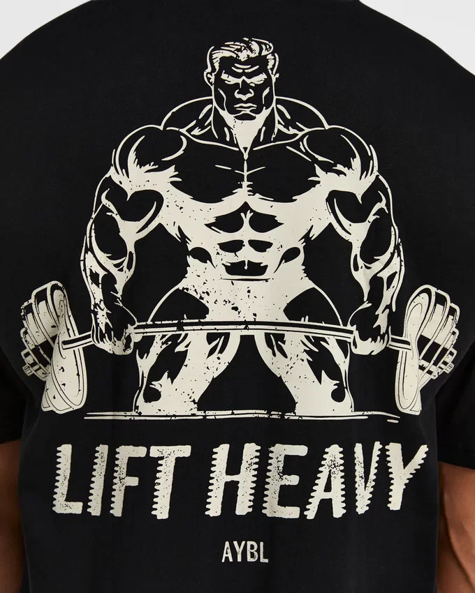 Lift Heavy oversized T-shirt