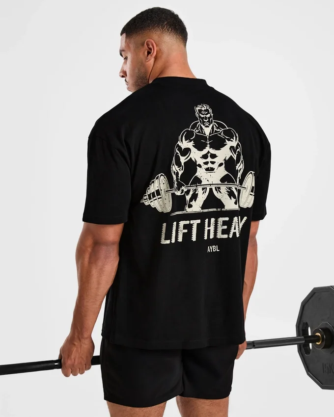 Lift Heavy oversized T-shirt