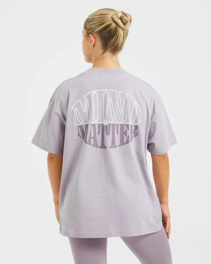 Mind Over Matter oversized T-shirt