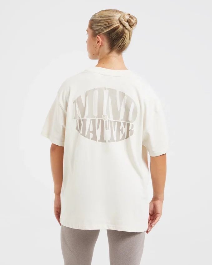Mind Over Matter oversized T-shirt