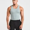 Muscle geribde tanktop