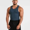 Muscle geribde tanktop
