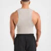 Muscle geribde tanktop
