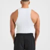 Muscle geribde tanktop