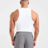 Muscle geribde tanktop