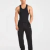 Muscle geribde tanktop