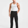Muscle geribde tanktop
