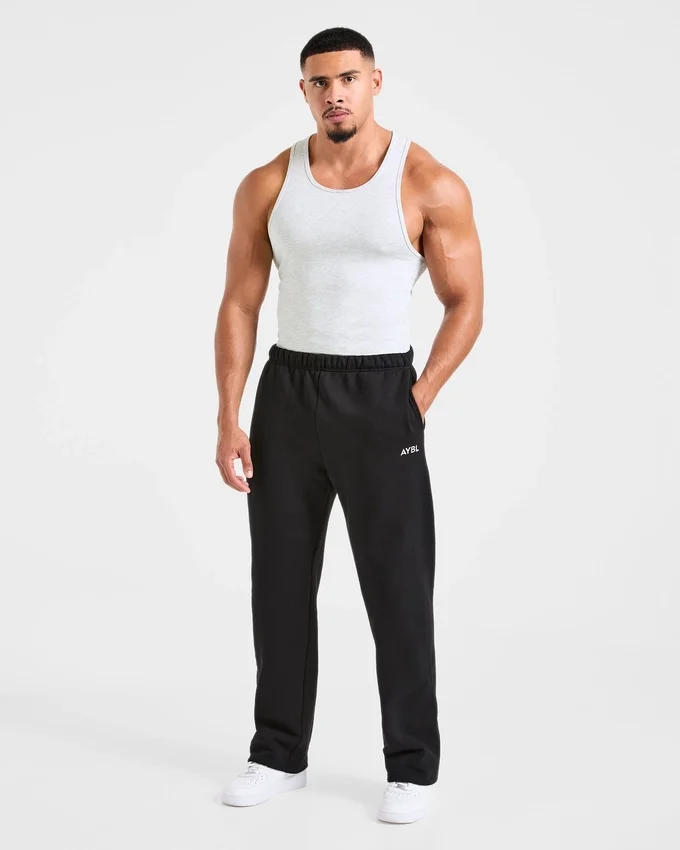 Muscle geribde tanktop