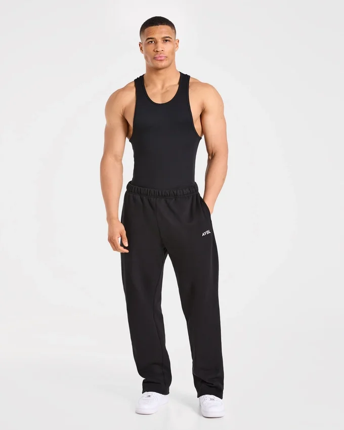 Muscle geribde tanktop