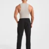 Muscle geribde tanktop
