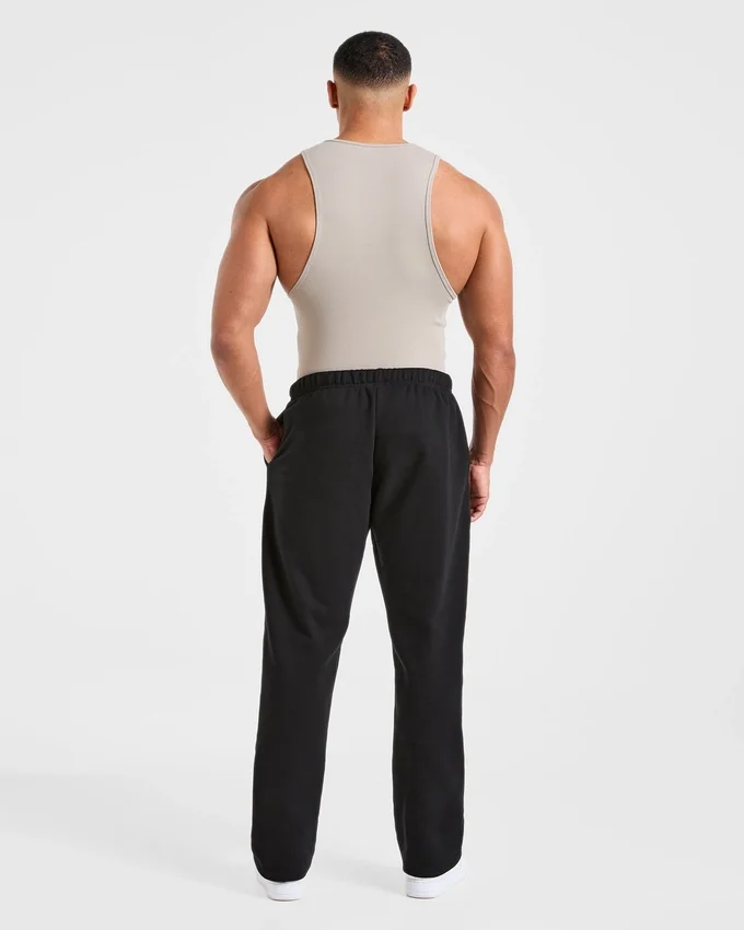 Muscle geribde tanktop
