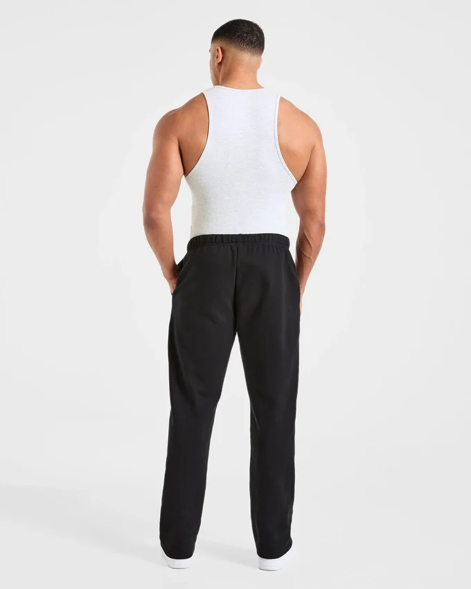 Muscle geribde tanktop