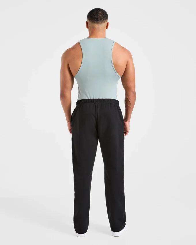 Muscle geribde tanktop