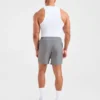 Muscle geribde tanktop