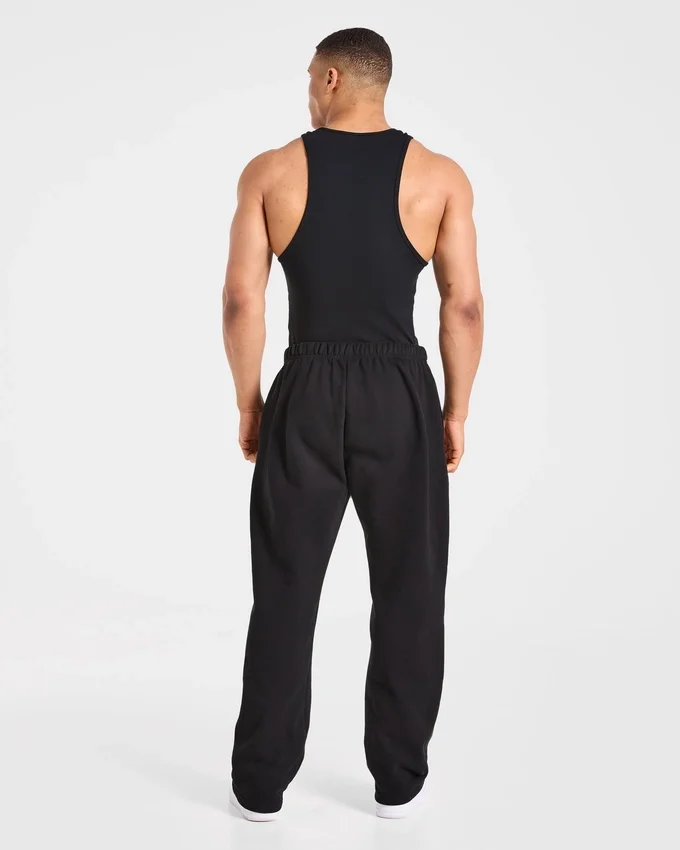 Muscle geribde tanktop