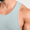 Muscle geribde tanktop