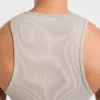 Muscle geribde tanktop