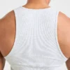Muscle geribde tanktop