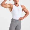 Muscle geribde tanktop