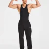 Muscle geribde tanktop