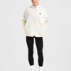 Oversized fleecejas met rits