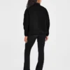 Oversized fleecejas met rits