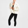 Oversized fleecejas met rits