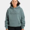 Oversized hoodie met ‘Athletics’-applicatie
