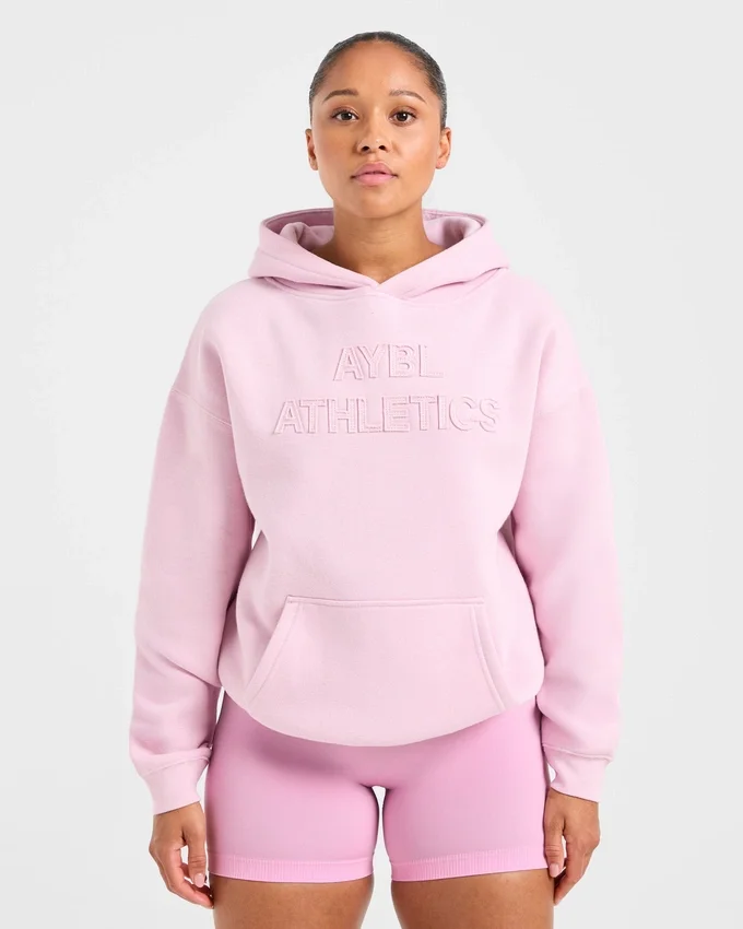 Oversized hoodie met ‘Athletics’-applicatie