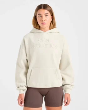 Oversized hoodie met ‘Athletics’-applicatie