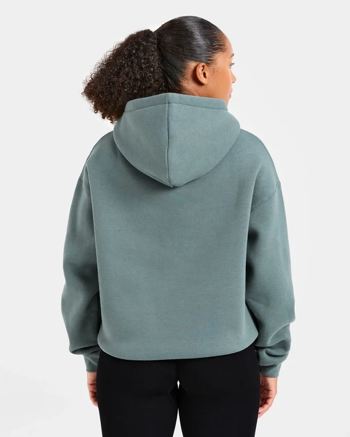 Oversized hoodie met ‘Athletics’-applicatie