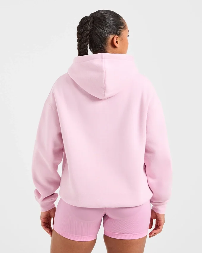 Oversized hoodie met ‘Athletics’-applicatie