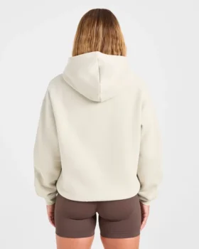Oversized hoodie met ‘Athletics’-applicatie